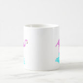 Rosa Flamingo-Tasse Kaffeetasse (Mittel)