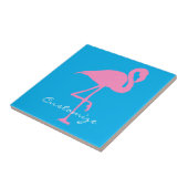 Rosa Flamingo Thunder_Cove Fliese (Seite)