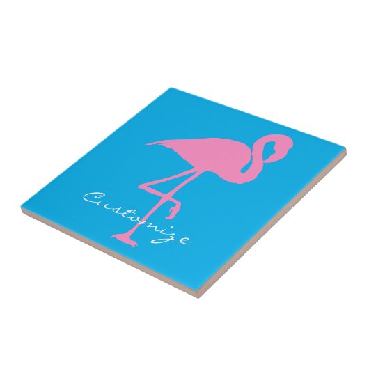 Rosa Flamingo Thunder_Cove Fliese (Seite)