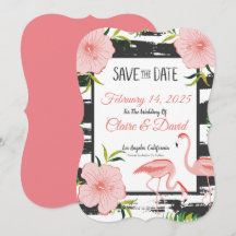 Rosa Flamingo Tropische Hochzeit