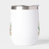 Rosa Flamingo tropische Sommermonogramm (Links)