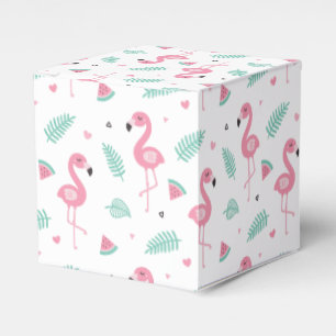 Rosa Flamingo Tropische Sommerstimmung Partygesche Geschenkschachtel