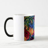 Rosa Flamingo-tropische Tasse (Links)