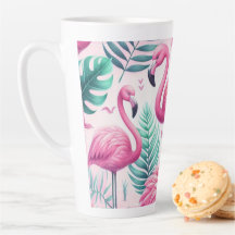 Rosa Flamingo tropisches Design