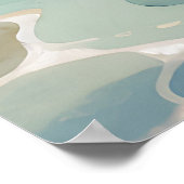 Rosa Flamingo Tropisches Paradies Poster (Ecke)