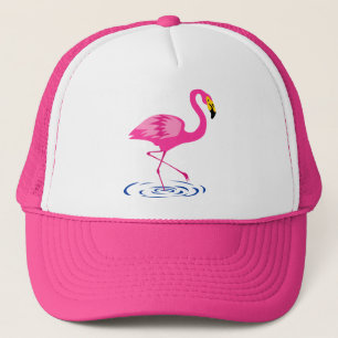 Rosa Flamingo Truckerkappe