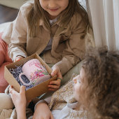 Rosa Flamingo und Blume Kaffeetasse