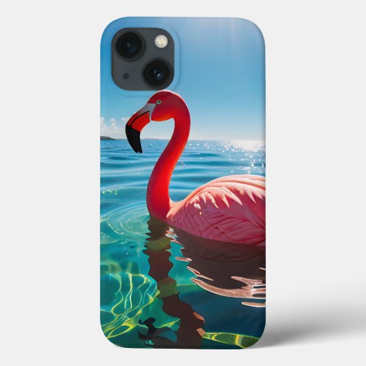 Rosa Flamingo unter dem Himmel Case-Mate iPhone Hülle (Rückseite)