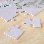 Rosa Flamingo, Vogel, Aquarell Puzzle (Seite)