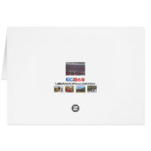 Rosa Flamingo - Vögel - Wasserspiegeln (Rückseite Horizontal)