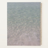 Rosa Flamingo Wasser Personalisiert Planer (Rückseite)