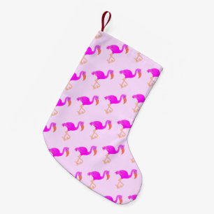 Rosa Flamingo-Weihnachtsstrumpf Kleiner Weihnachtsstrumpf