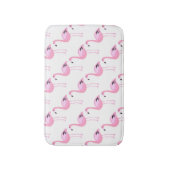 Rosa Flamingos 2 Badematte (Vorderseite Vertikal)