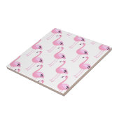 Rosa Flamingos 2 Fliese (Seite)