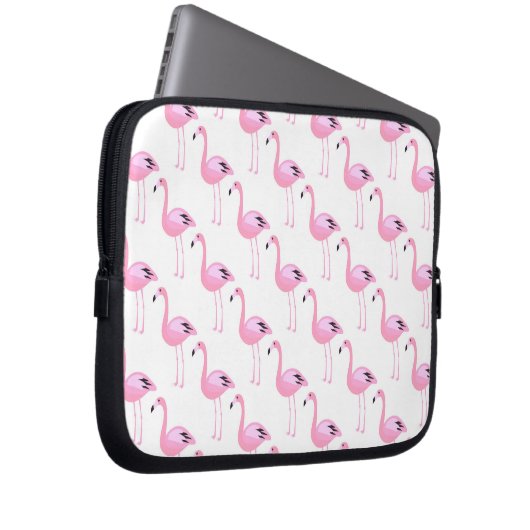 Rosa Flamingos 2 Laptopschutzhülle (Vorne Rechts)
