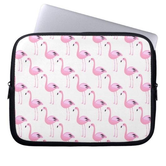 Rosa Flamingos 2 Laptopschutzhülle (Vorderseite)