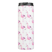 Rosa Flamingos 2 Thermosbecher (Rückseite)