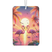 Rosa Flamingos Air Freshener! Autolufterfrischer (Rückseite)
