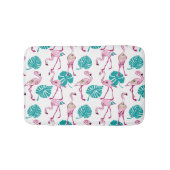 Rosa Flamingos Badematte (Vorderseite)