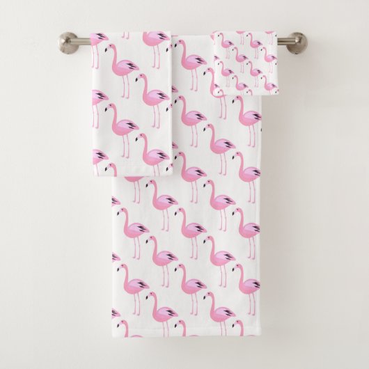 Rosa Flamingos Badhandtuch Set (Insitu)