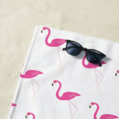 Rosa Flamingos Beach Handtuch (Beispiel)