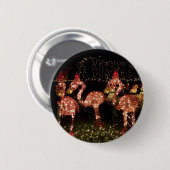 Rosa Flamingos Button (Vorne & Hinten)