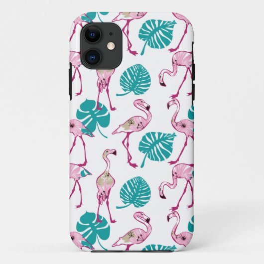 Rosa Flamingos Case-Mate iPhone Hülle (Rückseite)