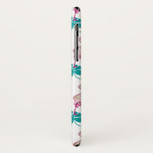 Rosa Flamingos Case-Mate iPhone Hülle (Hinten/Links)