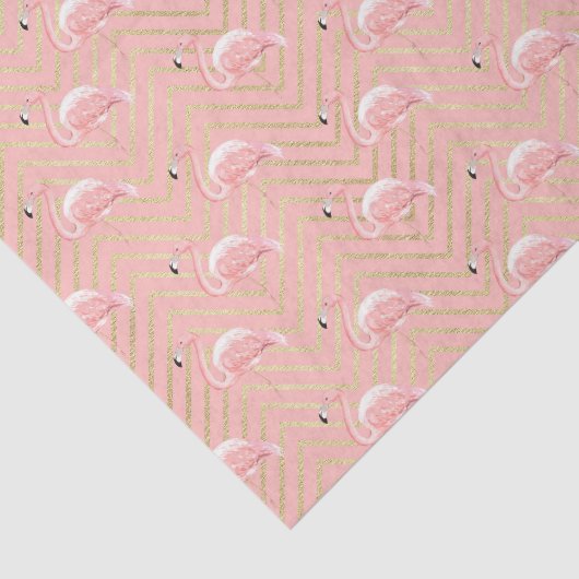 Rosa Flamingos (Design 13 Pink Series) Seidenpapier (Ausschnitt)