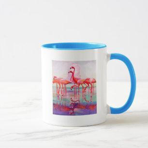 Rosa Flamingos durch Francis-Lee Jacques Tasse