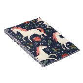 Rosa Flamingos, exotische Vögel, Ananas, tropische Notizblock (Rechte Seite)