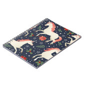 Rosa Flamingos, exotische Vögel, Ananas, tropische Notizblock (Linke Seite)