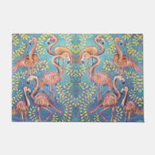 Rosa Flamingos Fußmatte (Vorderseite)