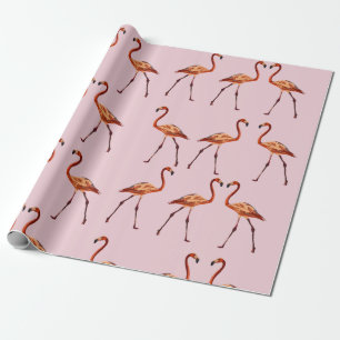Rosa Flamingos Geschenkpapier