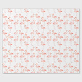Rosa Flamingos Geschenkpapier (Flach)