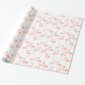 Rosa Flamingos Geschenkpapier (Ungerollt)