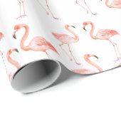 Rosa Flamingos Geschenkpapier (Rolleneckpunkt)