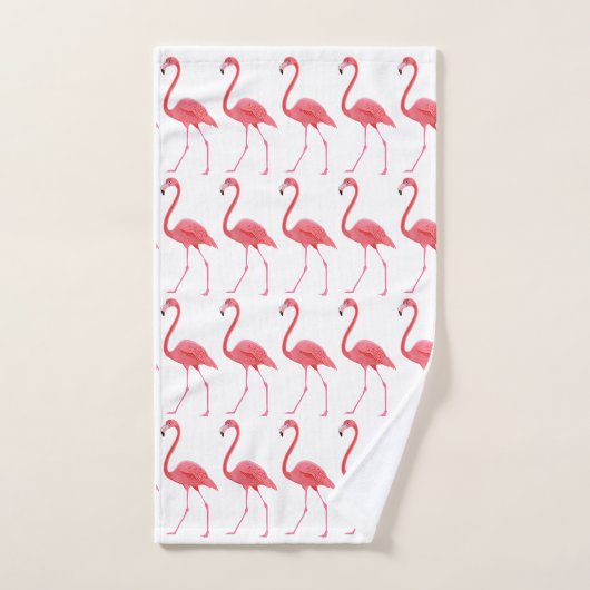 Rosa Flamingos Handtuch Set (Handtuch)
