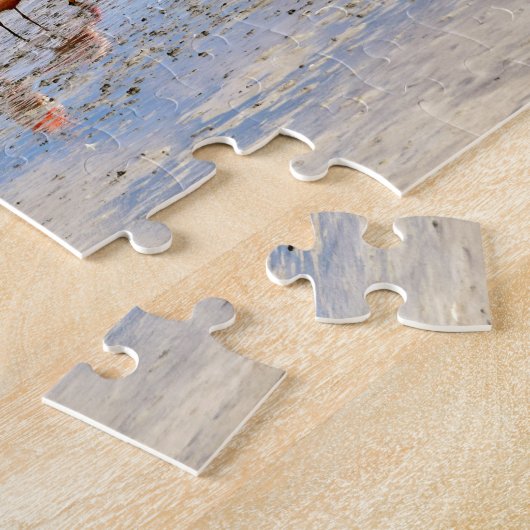 Rosa Flamingos in den Anden Puzzle (Seite)