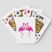 Rosa Flamingos in Liebe Spielkarten (Rückseite)