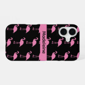 Rosa Flamingos iPhone 16 Hülle (Rückseite (Horizontal))