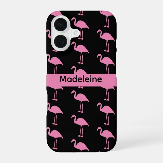 Rosa Flamingos iPhone 16 Hülle (Rückseite)