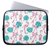 Rosa Flamingos Laptopschutzhülle (Vorderseite)