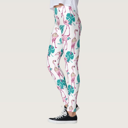 Rosa Flamingos Leggings (Links)