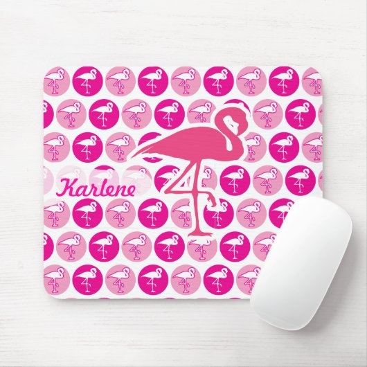 Rosa Flamingos Mousepad (Mit Mouse)