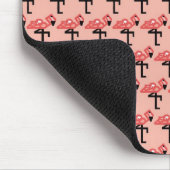 Rosa Flamingos Mousepad (Ecke)