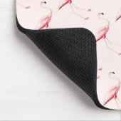 Rosa Flamingos Mousepad (Ecke)