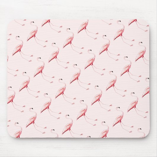 Rosa Flamingos Mousepad (Vorne)