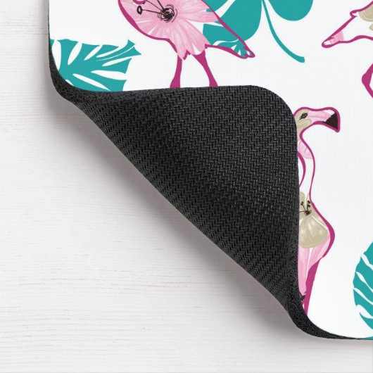 Rosa Flamingos Mousepad (Ecke)