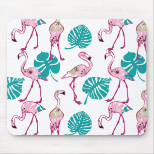 Rosa Flamingos Mousepad